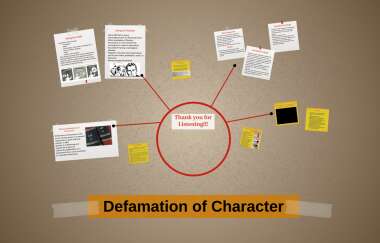 defermation of character