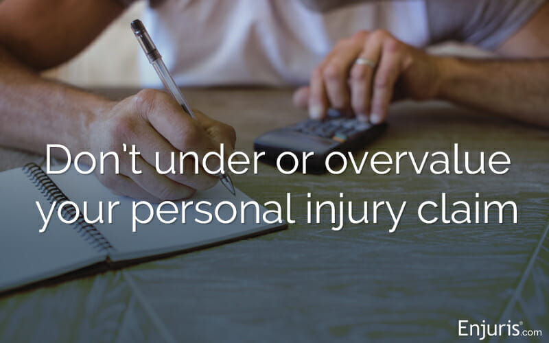 settlement calculator for personal injury