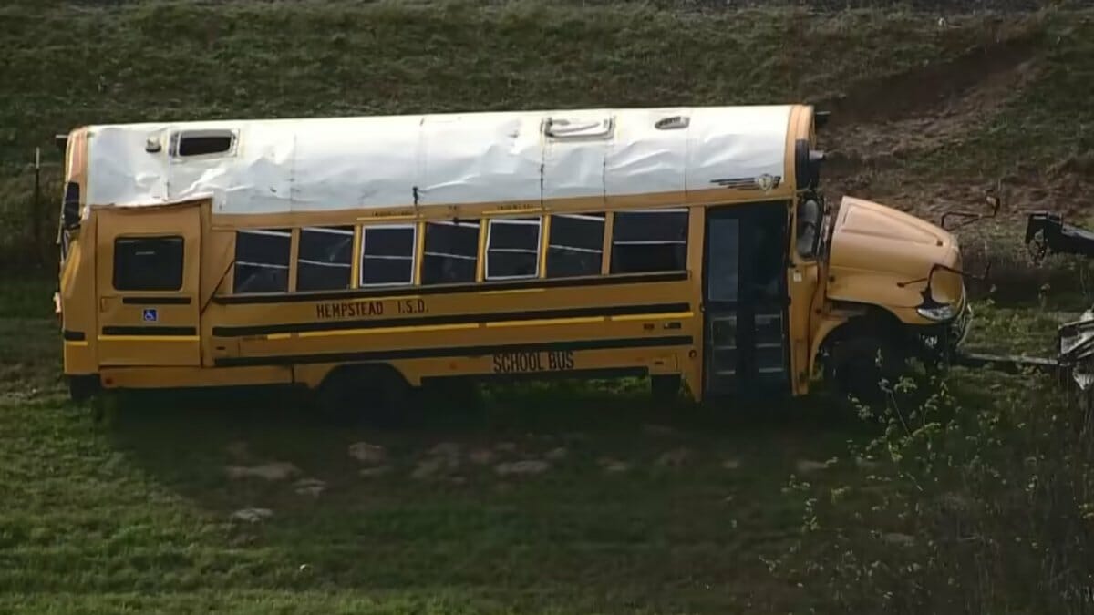 school bus accident in houston
