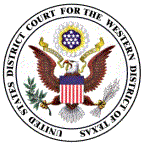 A logo of the united states district court.
